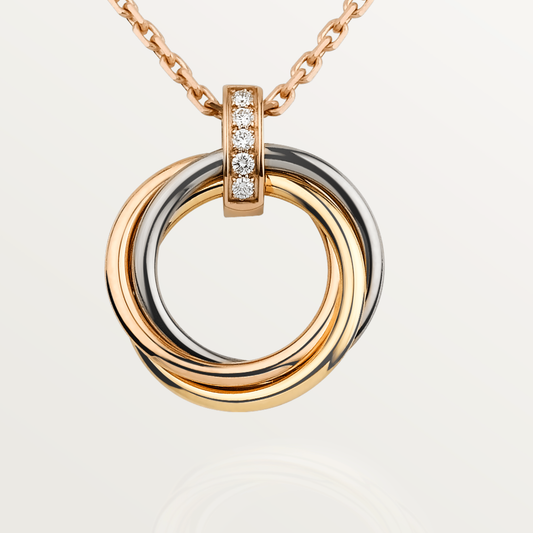 ¡®Sprite Jewelry¡¯TRINITY NECKLACE GOLD  DIAMONDS