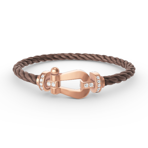 ¡®Sprite Jewelry¡¯FORCE LARGE HORSESHOE HALF DIAMOND BRACELET ROSE GOLD