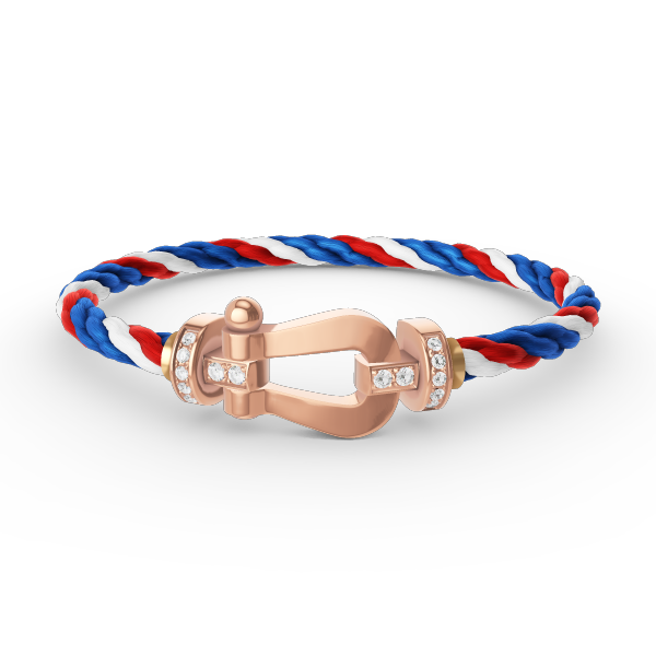 ¡®Sprite Jewelry¡¯FORCE LARGE HORSESHOE HALF DIAMOND BRACELET ROSE GOLD