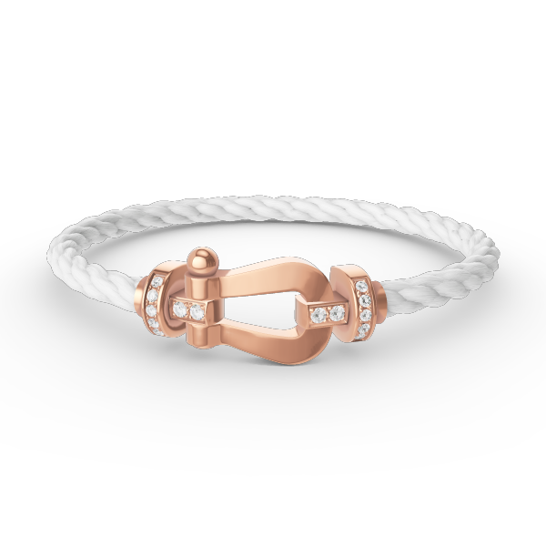 ¡®Sprite Jewelry¡¯FORCE LARGE HORSESHOE HALF DIAMOND BRACELET ROSE GOLD