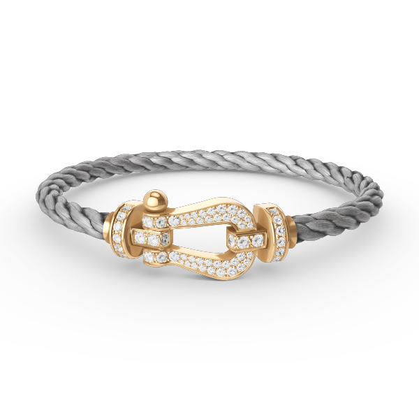 ¡®Sprite Jewelry¡¯FORCE LARGE HORSESHOE FULL DIAMOND BRACELET GOLD