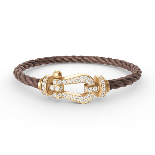 ¡®Sprite Jewelry¡¯FORCE LARGE HORSESHOE FULL DIAMOND BRACELET GOLD
