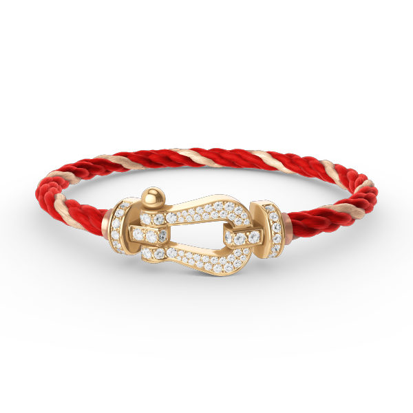 ¡®Sprite Jewelry¡¯FORCE LARGE HORSESHOE FULL DIAMOND BRACELET GOLD