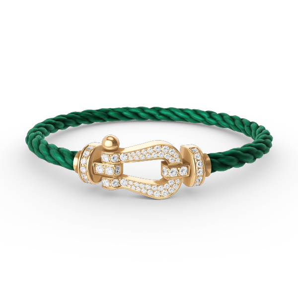 ¡®Sprite Jewelry¡¯FORCE LARGE HORSESHOE FULL DIAMOND BRACELET GOLD