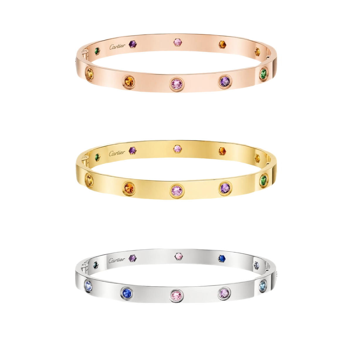 [Sprite Jewelry]2026 RAINBOW LOVE BRACELET 6.1MM  10 DIAMONDS