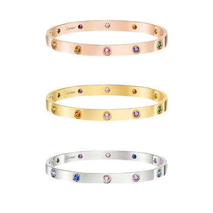 [Sprite Jewelry]2026 RAINBOW LOVE BRACELET 6.1MM  10 DIAMONDS