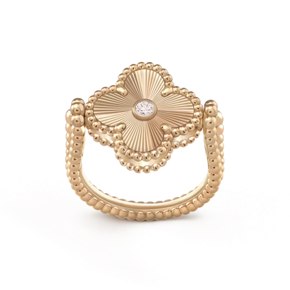 ¡®Sprite Jewelry¡¯CLOVER RIVERSIBLE ROSE GOLD RING