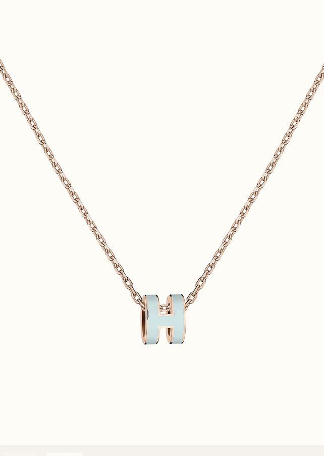 ¡®Sprite Jewelry¡¯POP H LIGHT BLUE NECKLACE