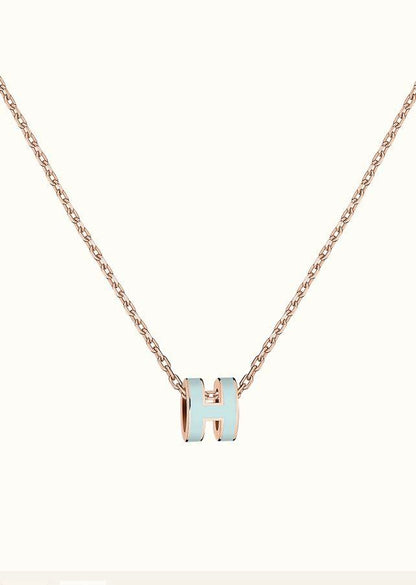 ¡®Sprite Jewelry¡¯POP H LIGHT BLUE NECKLACE