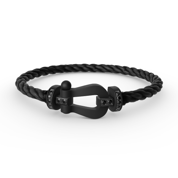 ¡®Sprite Jewelry¡¯FORCE LARGE SERIES HORSESHOE BLACK SAMURAI BRACELET