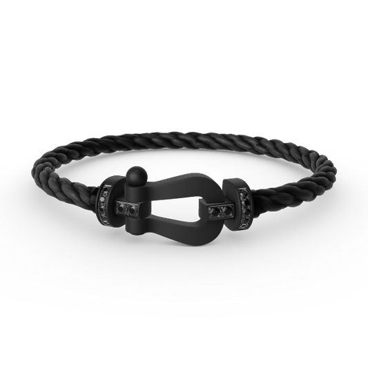 ¡®Sprite Jewelry¡¯FORCE LARGE SERIES HORSESHOE BLACK SAMURAI BRACELET