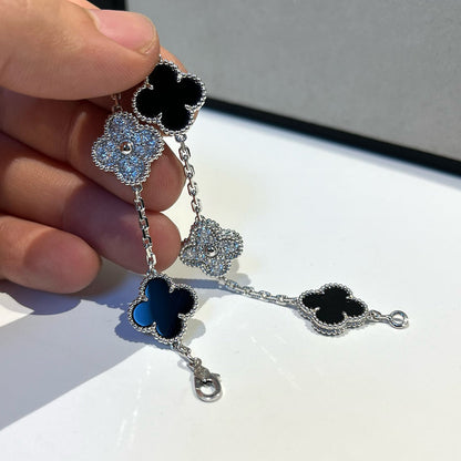 [Sprite Jewelry]New CLOVER 5 MOTIF ONYXS BRACELET COLLECTION