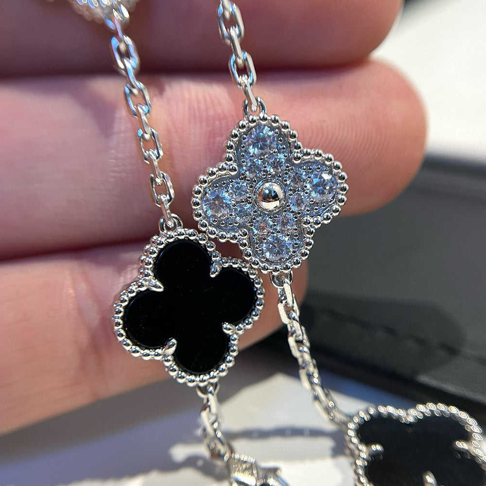 [Sprite Jewelry]New CLOVER 5 MOTIF ONYXS BRACELET COLLECTION