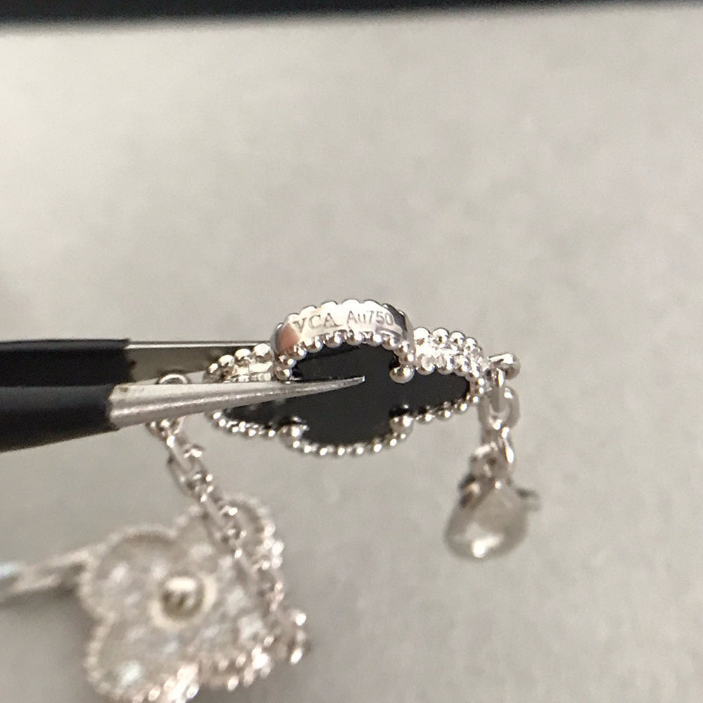 [Sprite Jewelry]New CLOVER 5 MOTIF ONYXS BRACELET COLLECTION