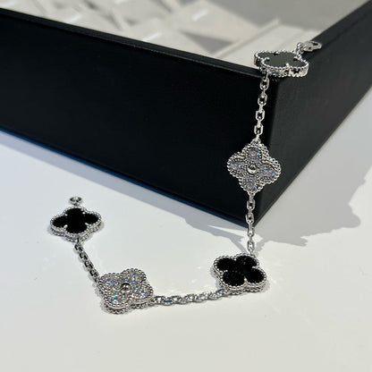 [Sprite Jewelry]New CLOVER 5 MOTIF ONYXS BRACELET COLLECTION