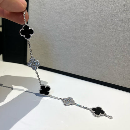 [Sprite Jewelry]New CLOVER 5 MOTIF ONYXS BRACELET COLLECTION