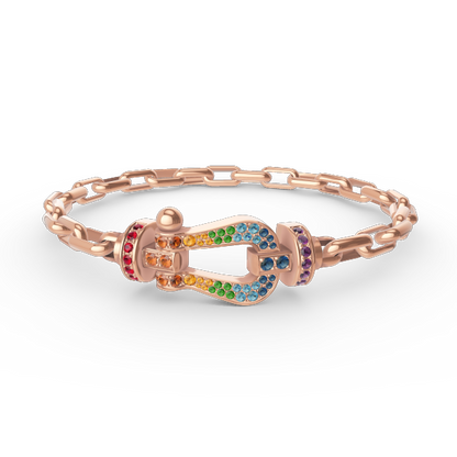 ¡®Sprite Jewelry¡¯FORCE LARGE HORSESHOE CLASP  METAL BRACELET