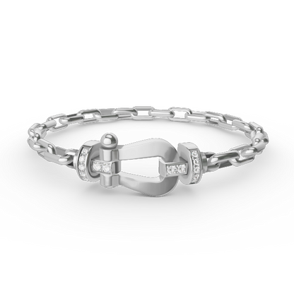 ¡®Sprite Jewelry¡¯FORCE LARGE HORSESHOE CLASP  METAL BRACELET