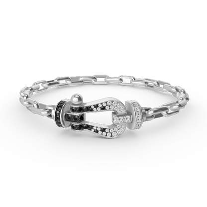 ¡®Sprite Jewelry¡¯FORCE LARGE HORSESHOE CLASP  METAL BRACELET