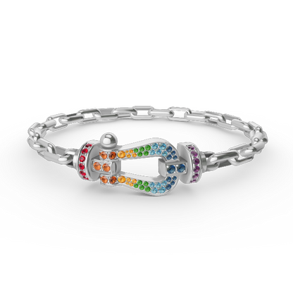 ¡®Sprite Jewelry¡¯FORCE LARGE HORSESHOE CLASP  METAL BRACELET