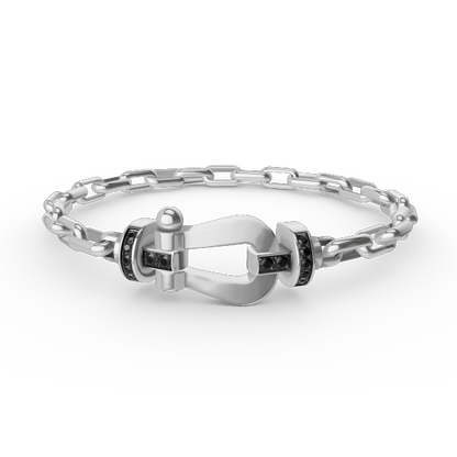 ¡®Sprite Jewelry¡¯FORCE LARGE HORSESHOE CLASP  METAL BRACELET