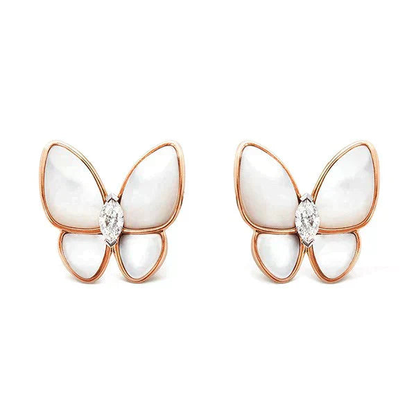 ¡®Sprite Jewelry¡¯BUTTERFLY MOP DIAMOND EARRINGS