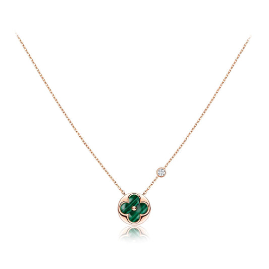 ¡®Sprite Jewelry¡¯SUN PEDANT PINK GOLD 1 DIAMOND NECKLACE