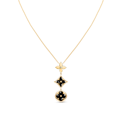 ¡®Sprite Jewelry¡¯STAR AND SUN ONYX PINK GOLD NECKLACE