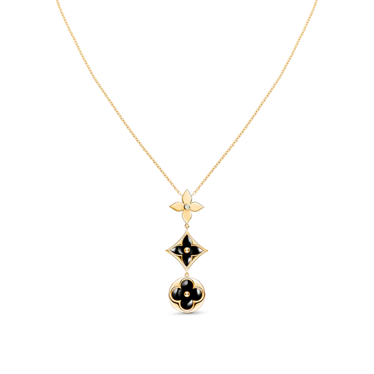 ¡®Sprite Jewelry¡¯STAR AND SUN ONYX PINK GOLD NECKLACE