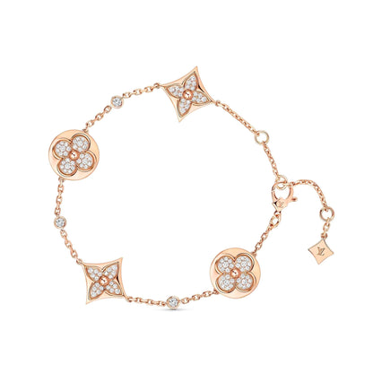 ¡®Sprite Jewelry¡¯STAR AND SUN 4 MOTIFS GOLD DIAMONDS BRACELET