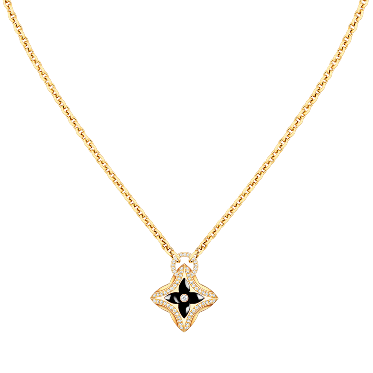 ¡®Sprite Jewelry¡¯STAR PEDANT PINK GOLD DIAMOND NECKLACE