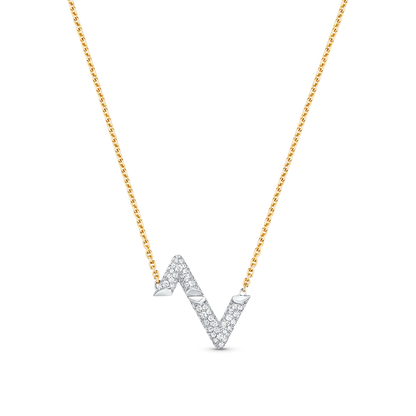 ¡®Sprite Jewelry¡¯VOLT SILVER DIAMOND PEDANT NECKLACE