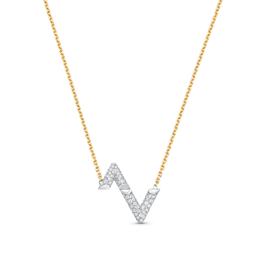 ¡®Sprite Jewelry¡¯VOLT SILVER DIAMOND PEDANT NECKLACE
