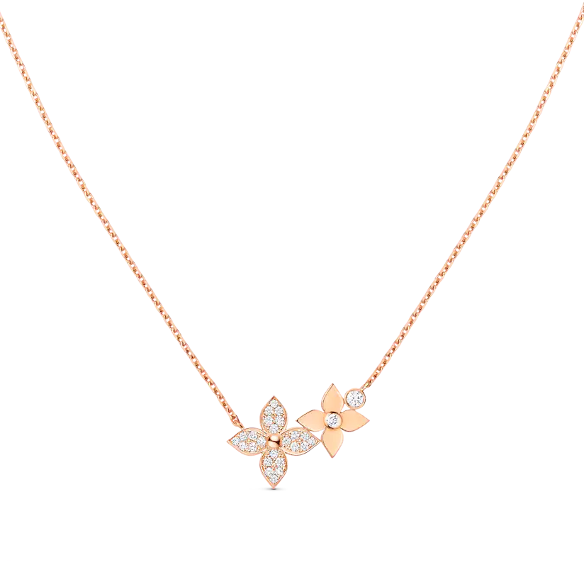 ¡®Sprite Jewelry¡¯STAR BLOSSOM NECKLACE PINK GOLD DIAMONDS