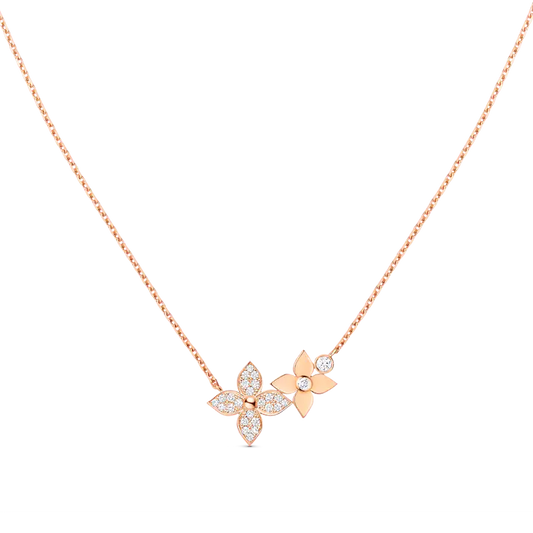 ¡®Sprite Jewelry¡¯STAR BLOSSOM NECKLACE PINK GOLD DIAMONDS