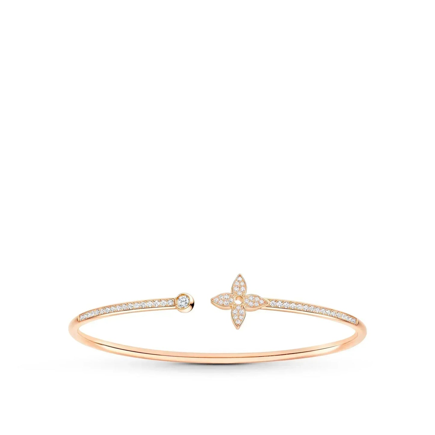 ¡®Sprite Jewelry¡¯IDYLLE PINK GOLD OPEN BRACELET DIAMOND PAVED