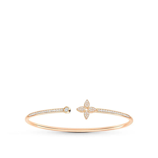 ¡®Sprite Jewelry¡¯IDYLLE PINK GOLD OPEN BRACELET DIAMOND PAVED