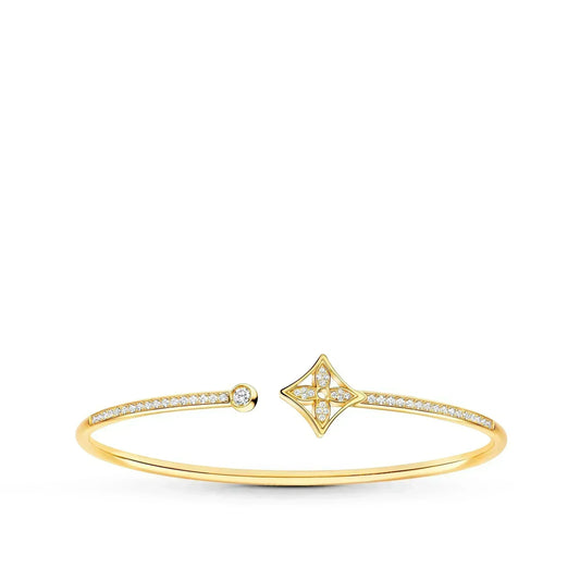 ¡®Sprite Jewelry¡¯IDYLLE GOLD OPEN BRACELET DIAMOND PAVED