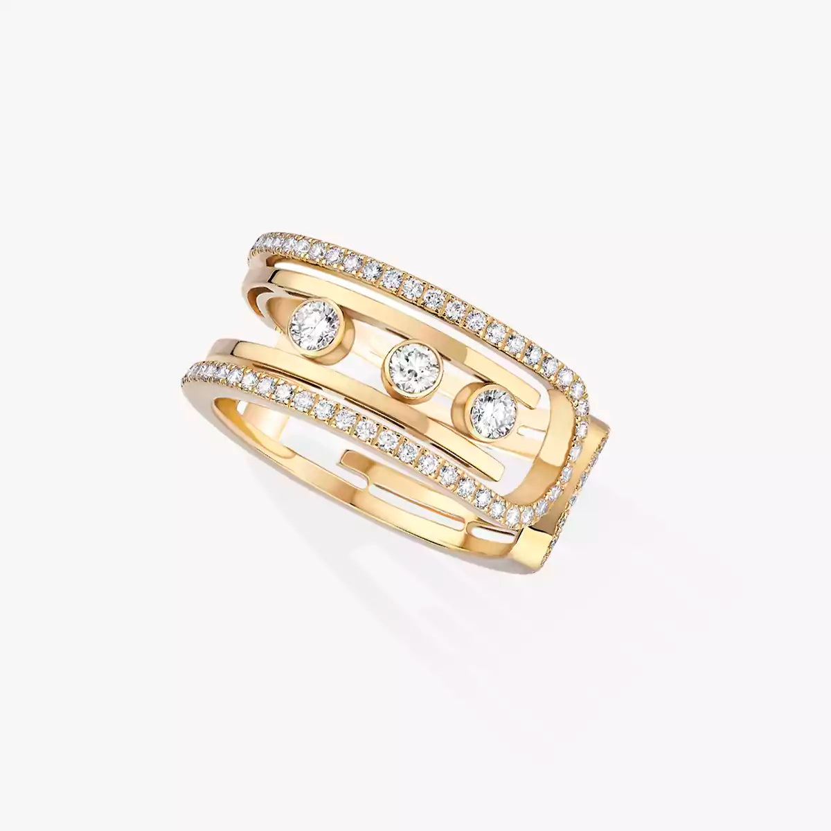 [Sprite Jewelry]Move 10th Diamond Ring in Gold