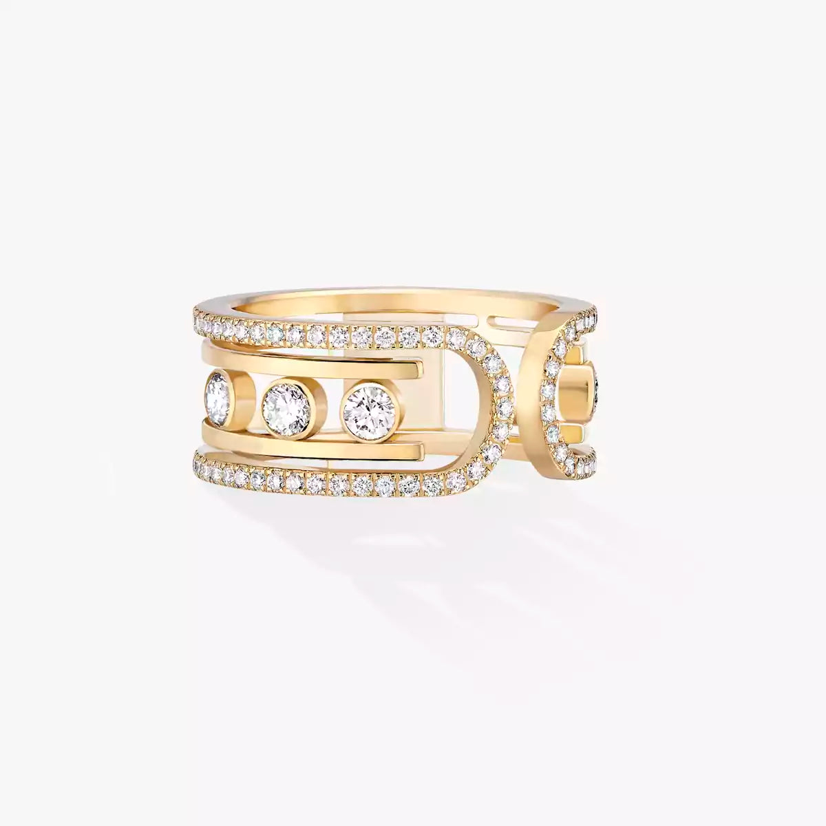 [Sprite Jewelry]Move 10th Diamond Ring in Gold