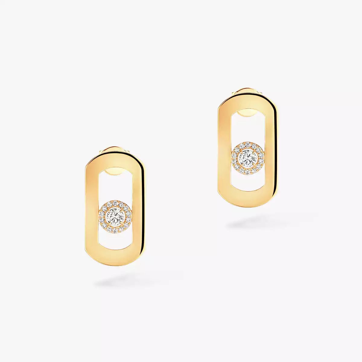 [Sprite Jewelry]So Move Diamond Earrings in Yellow Gold