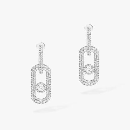 [Sprite Jewelry]So Move XL Pave_-Set Diamond Pendant Earrings