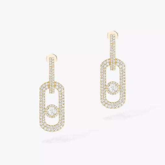 [Sprite Jewelry]So Move XL Pave_-Set Diamond Pendant Earrings