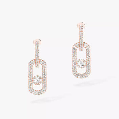 [Sprite Jewelry]So Move XL Pave_-Set Diamond Pendant Earrings