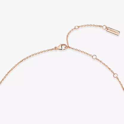[Sprite Jewelry]Lucky Eye Diamond Necklace in Rose Gold and Turquoise