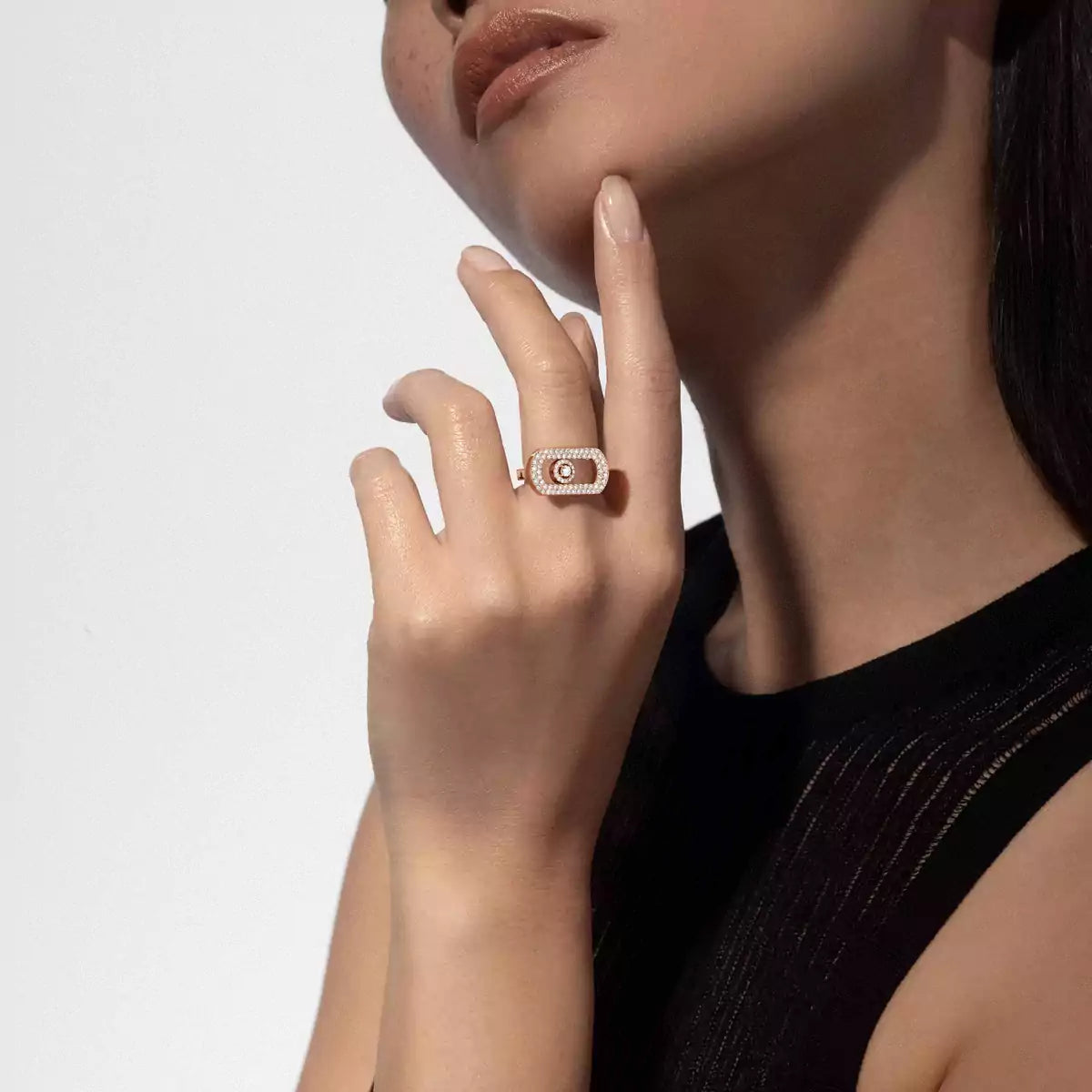 [Sprite Jewelry]So Move Pave_-Set Diamond Ring
