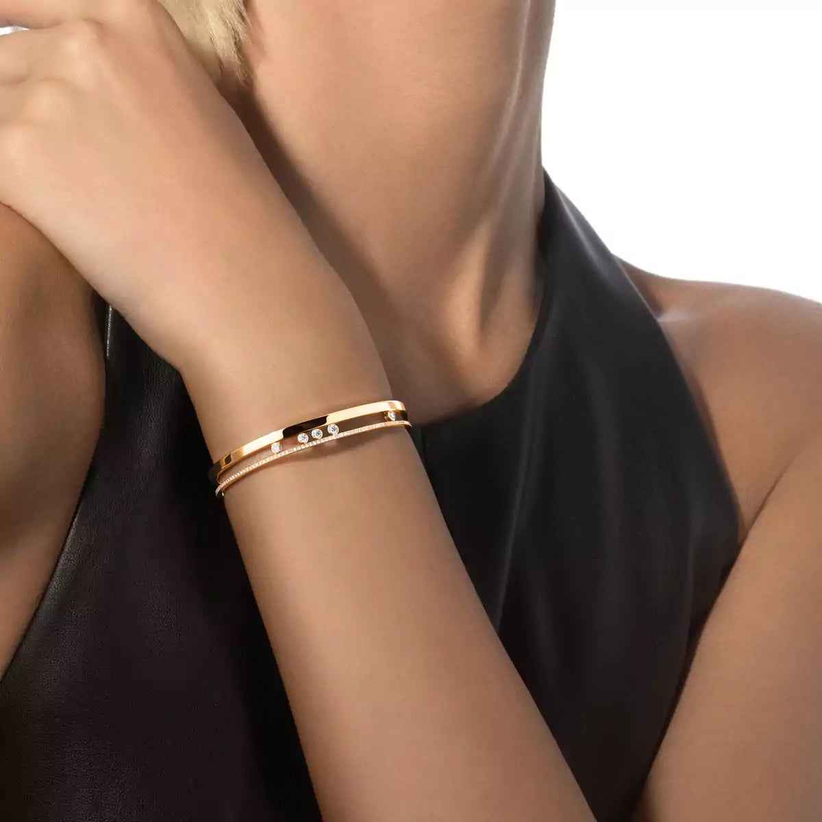 [Sprite Jewelry]Move Romane Diamond Bangle Bracelet