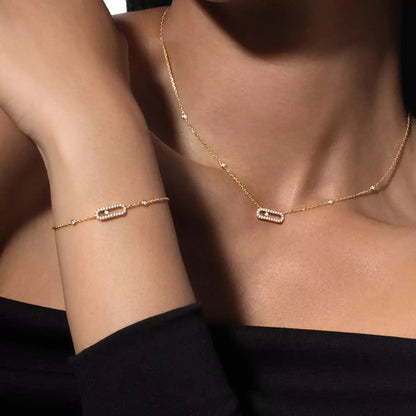 [Sprite Jewelry]Diamond Necklace Move Uno
