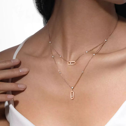 [Sprite Jewelry] Move Uno Diamond Necklace