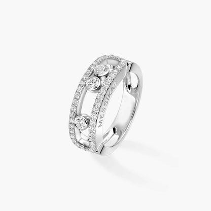 [Sprite Jewelry] Move Gold Diamond Pave_ Ring
